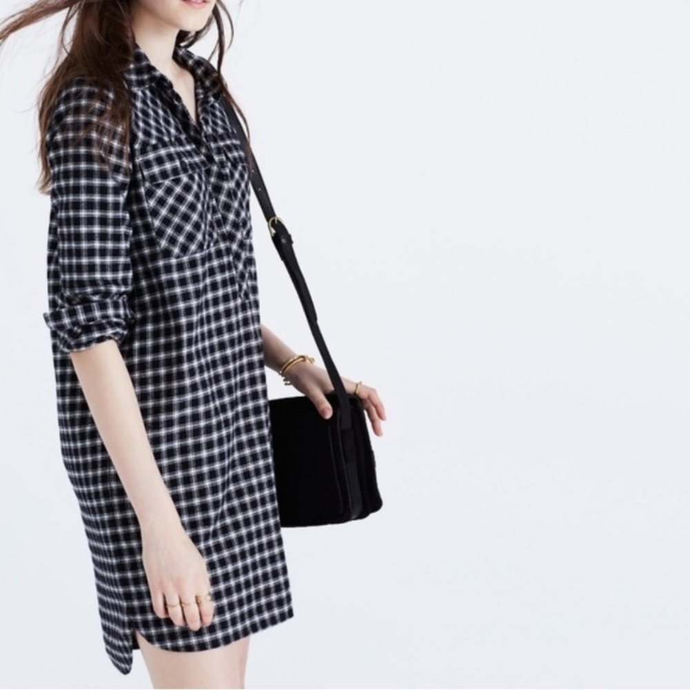 Madewell Flannel Dress